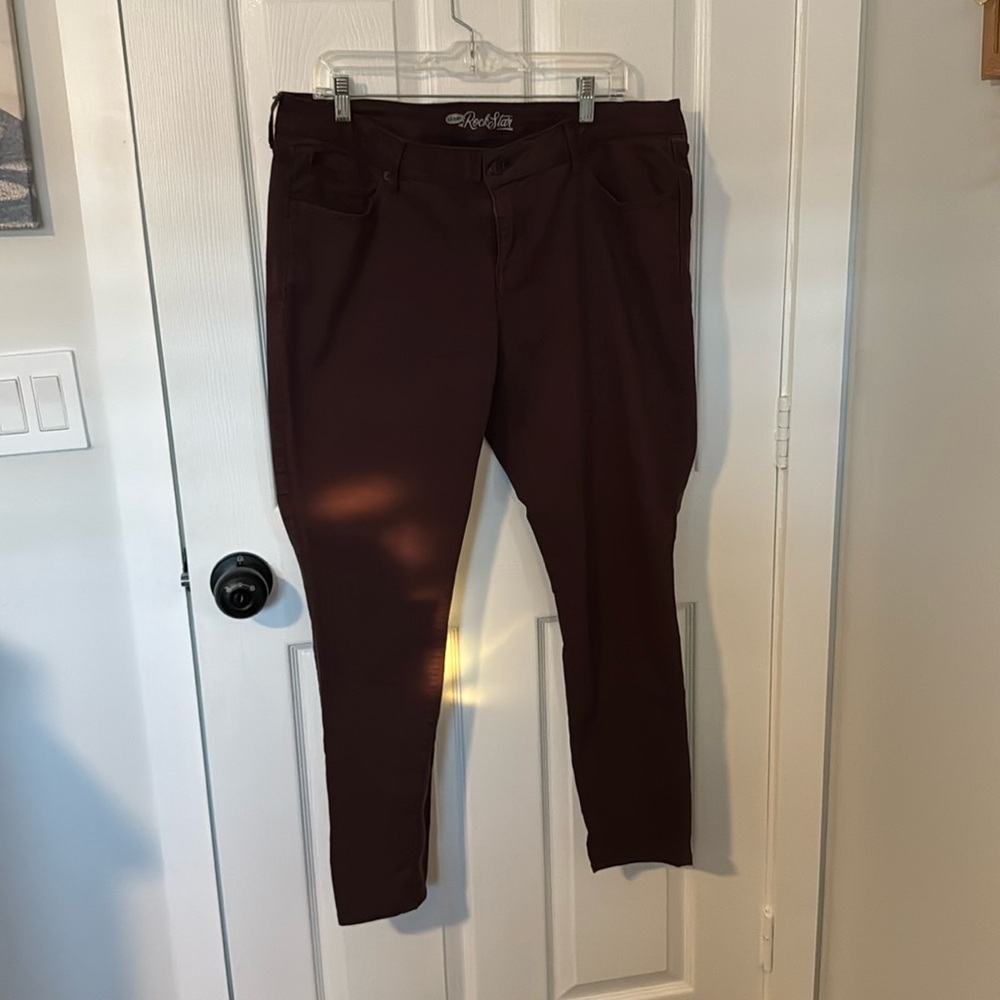 Burgundy Old Navy Rockstar (3)